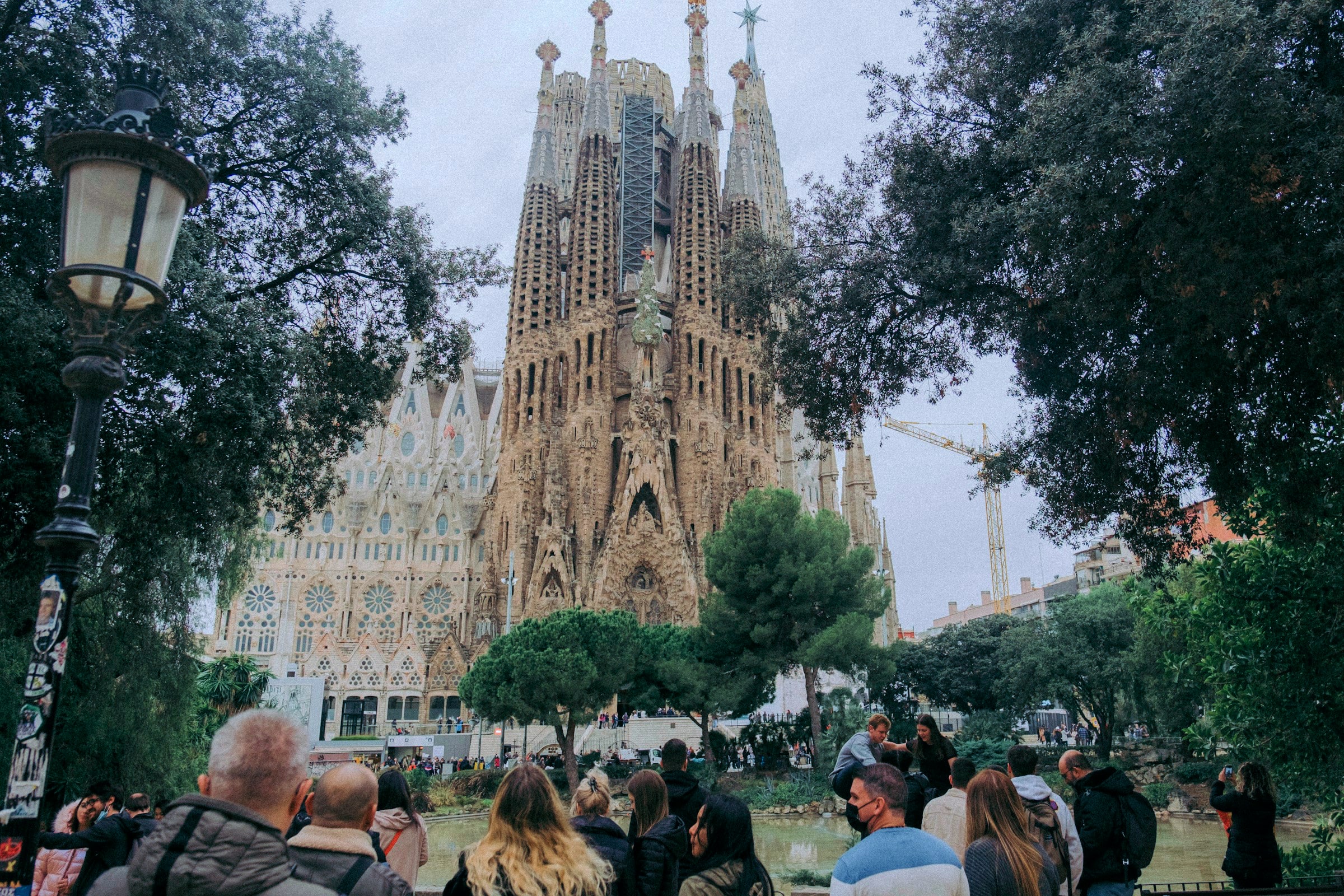 Barcelona authorities create a selfie zone near Sagrada Família to ease tourist flow